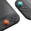 Για JoyCon σετ λαβής αντίχειρα Joystick για 2 άτομα, μπλε και κόκκινο 3