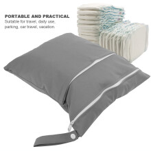 Wasserfester grauer Baby-Wickelorganizer 36x30cm Aufbewahrungstasche