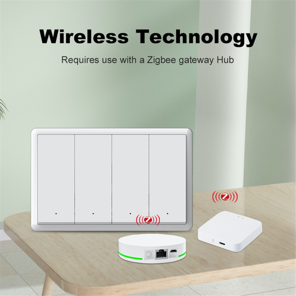 Tuya Zigbee Smart Switch Neutral Wire Ac100-240V For 3Gang 4713648069600