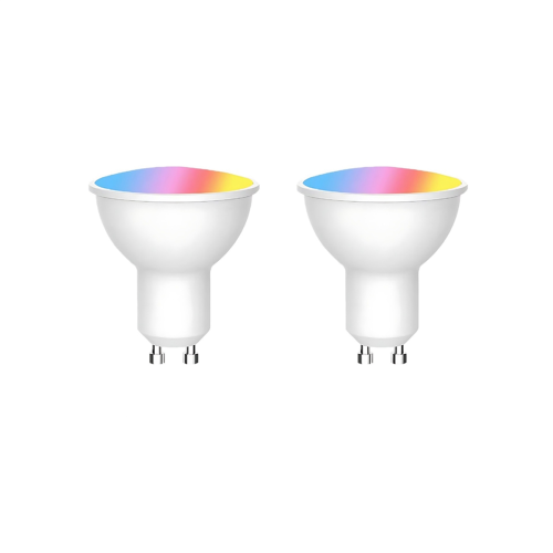 Tuya WiFi GU10 Smart LED Light Bulb Dimmable 6W 220V 2PCS