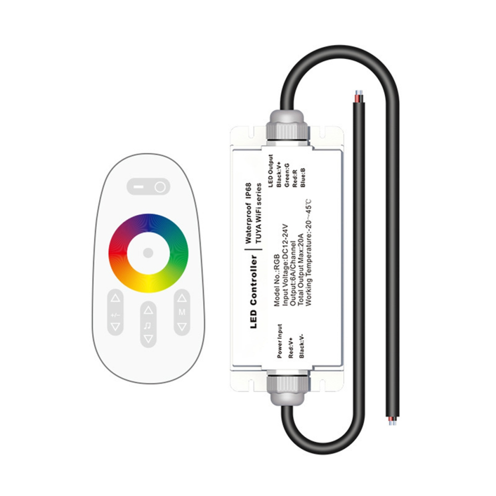 Tuya Wifi Dc12v 24V Led Strip Waterproof Controller Ip68 Rgb 4713648069815