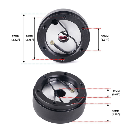 186H Steering Wheel Hub Adapter Kit for MK1 MK2 1