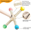 Bird Stand Perch Toy,Interactive Parakeet Toys 3