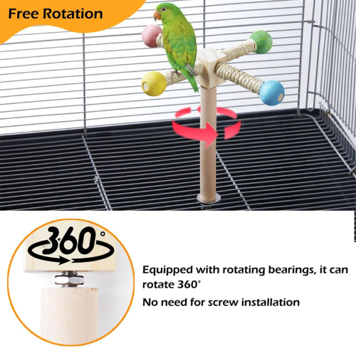 Bird Stand Perch Toy,Interactive Parakeet Toys 1