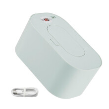 Wet Heating Machine for Small Wet Towels, Portable Baby Heater, PP Texture, Light Blue, Office and Outdoor Use