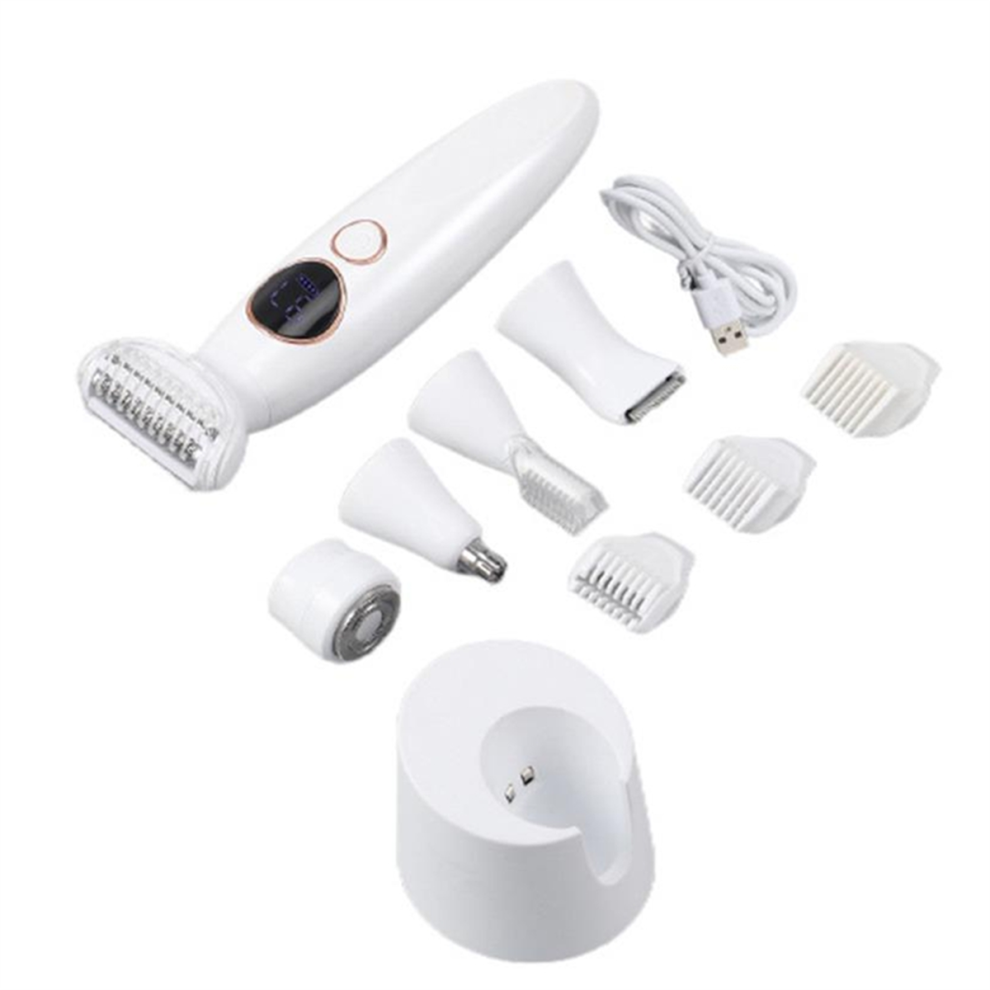 Professional Body Hair Trimmer 5in1 Waterproof Hair Clipper Armpit