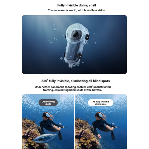Voor X5 Dive Case Onderwater Duikbehuizing Shell 1