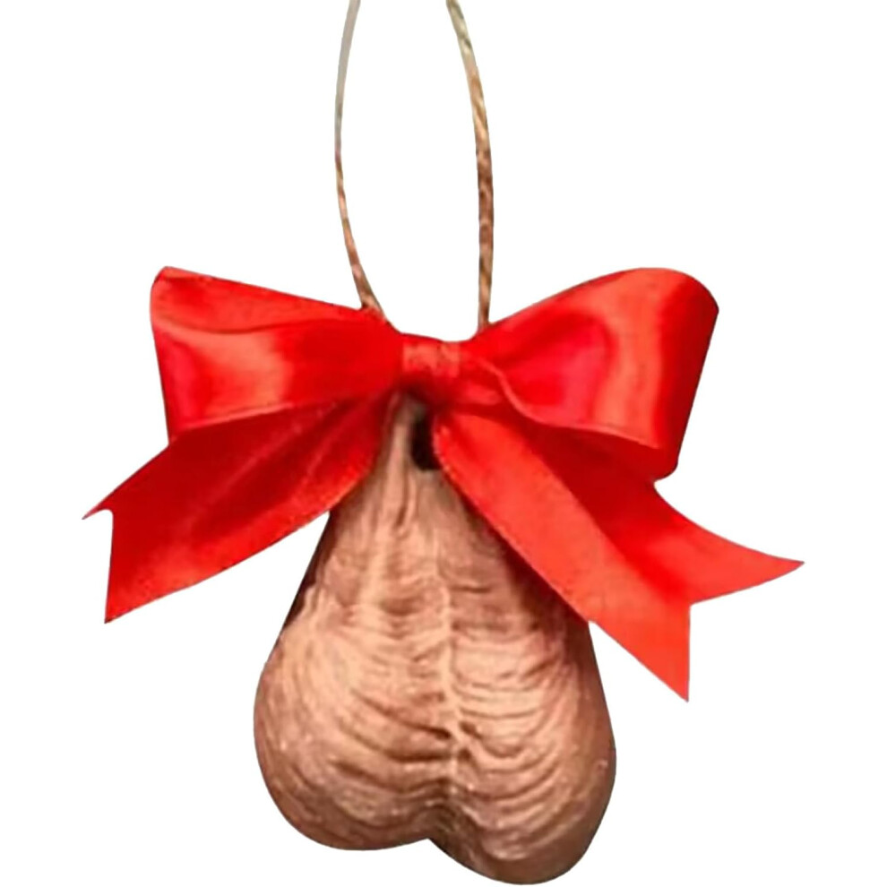 (A) Christmas Decorations Sale Clearance Christmas Ornaments Ugly Nutsack Ornaments For Adults Prank Christmas Ornaments Funny Gag Gifts Present Home
