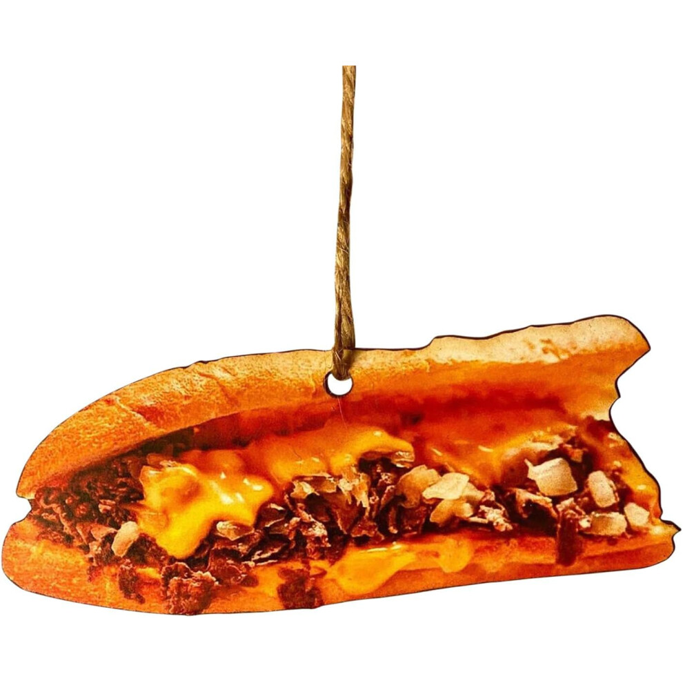 (C) Christmas Decorations Xmas Tree Ornaments Christmas Ornaments Croissant Pizza Ornaments Set Funny Food Christmas Tree Decoration Pendants For Home