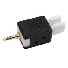 Cheie CW cu dublă paletă Cheie dublă automată Cod Morse Mini Negru