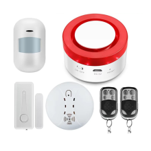 Tuya Smart Home Security Alarm System Kit Trådløst WiFi