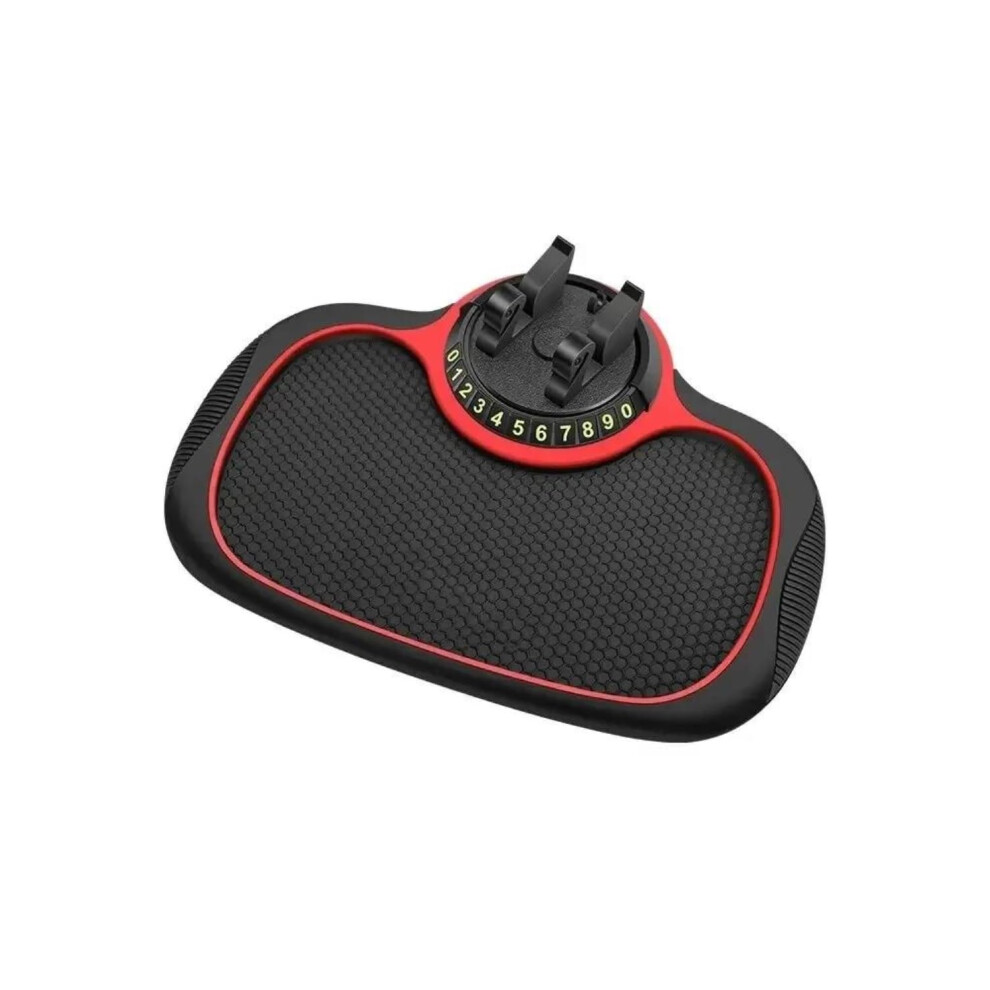 Car Dashboard Anti-Slip Mat Round Silicone Non-Slip Phone Holder For Auto Dashboard Sticky Mobile Mount Pad 1Pcs 6038364086105