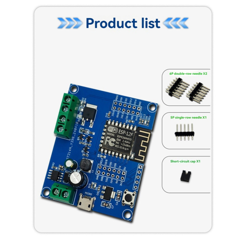 ESP8266 WIFI enkelt relæ MOS-switch-kontrolmodul ESP-12F 2