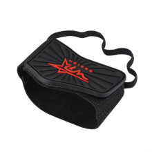 Motorcycle Boot Shifter Cover Protective Pad With Textured Surface For Black Riding Shoes Size Adjustable