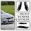 Bil forreste kofanger sidesplitter spoiler trim til sort 5