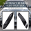 Bil forreste kofanger sidesplitter spoiler trim til sort 3