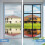 5 Rolls Total Window Grille Inserts Grid Kit Self Adhesive Peel and Stick Trim Simulated DIY Window 2