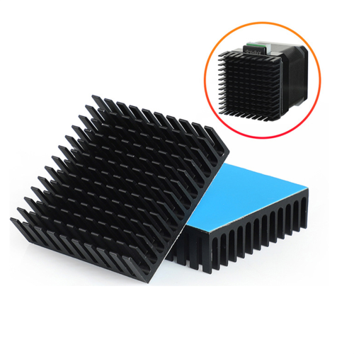 2 stk. 3D-printerdele køleplade elektronisk CPU-køleplade 1