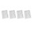 4pcs Checklist Board DIY Production Recyclable 10