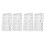 4pcs Checklist Board DIY Production Recyclable 4