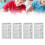 4pcs Checklist Board DIY Production Recyclable 12