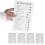 4pcs Checklist Board DIY Production Recyclable 11