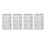 4pcs Checklist Board DIY Production Recyclable 2