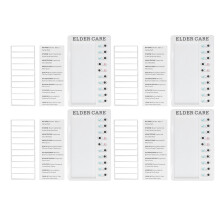 4pcs Checklist Board DIY Production Recyclable