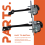 1Pair Front+Rear Door Hinge Stop Check Strap Limitery for 4