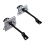 1Pair Front+Rear Door Hinge Stop Check Strap Limitery for 3