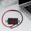 10 stücke 2 Drähte Mini Digital Voltmeter DC 2,5 V-40 V Digitale Spannung 3