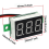 10 stücke 2 Drähte Mini Digital Voltmeter DC 2,5 V-40 V Digitale Spannung 2