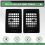 1 Set Interior Air-Conditioner Grill A/C Vent Grille for 4