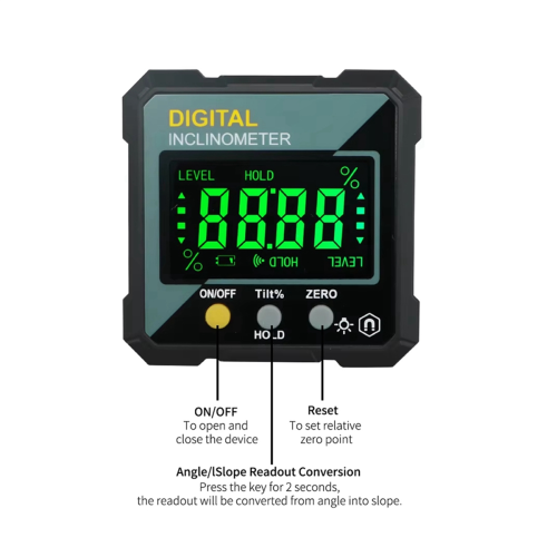 Digital vinkelmåler Mini elektronisk digital vinkelmåler 2