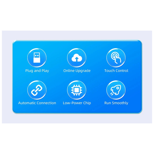 Pentru adaptor auto wireless Android CarPlay Dongle 2 în 1 inteligent pentru mașină 2