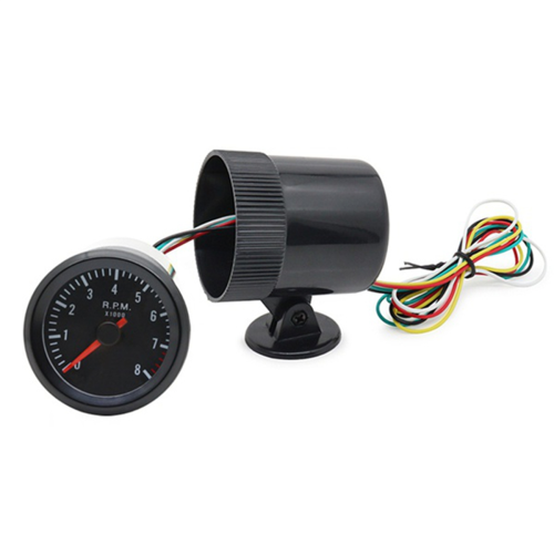 2 peças 2 polegadas 52 mm medidor de carro tacômetro medidor de RPM 0-8000 RPM analógico 1