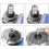 M10 Angle Grinder Grooving Adapter | Adjustable Width Cutting Tool for Walls, Bricks, Tiles | Sturdy Steel Design 4