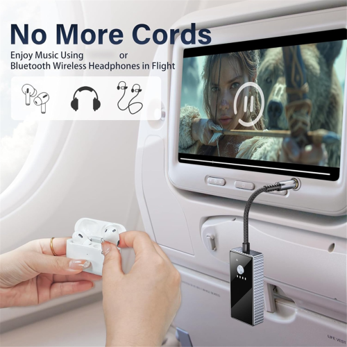 Bluetooth 5.2 Transmitter, 3.5mm AUX Jack & Bluetooth Receiver 2