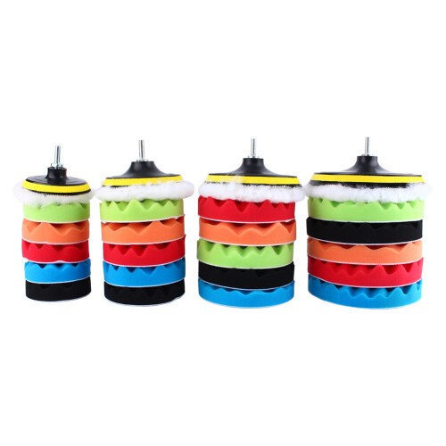 7Pcs 7" Sponge Polishing Waxing Buffing Pads Kit 1
