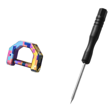 Fivela de liga de titânio para ferramentas múltiplas, fivela para carro, equipamento para atividades ao ar livre S