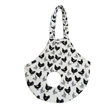 (Black and white, One size fits all) Chicken Poultry Bag, Carry Bag, Easy To Clean, Portable, Ideal And