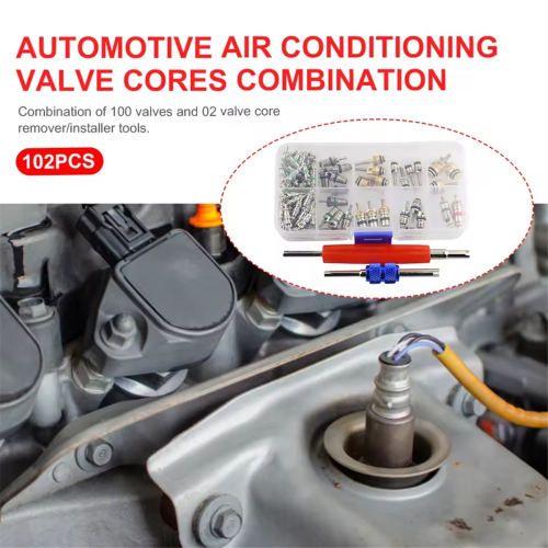 102Pcs AC Valve Core Assortment Air Conditioning Assortment 2
