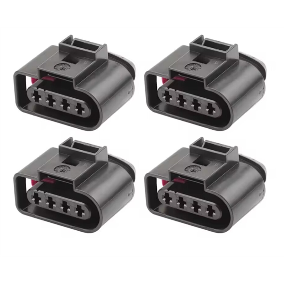 For 4B0973724 Car Ignition Coil Plug Connector Repair Kits Black 4713648067880