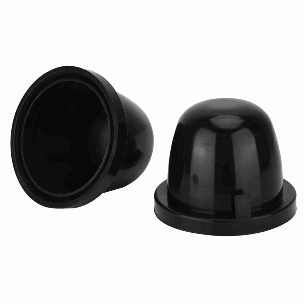 2Pcs 85Mm Rubber Car Led Headlight Dust Black 8320539836836