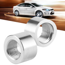 2 Stück Edelstahl O2-Sensor-Bung M18 x 1,5 Gewinde für Autos