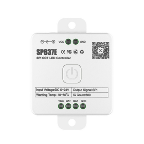 Μονόχρωμο χειριστήριο And-SP636E SPI DC5-24v με τηλεχειριστήριο 2