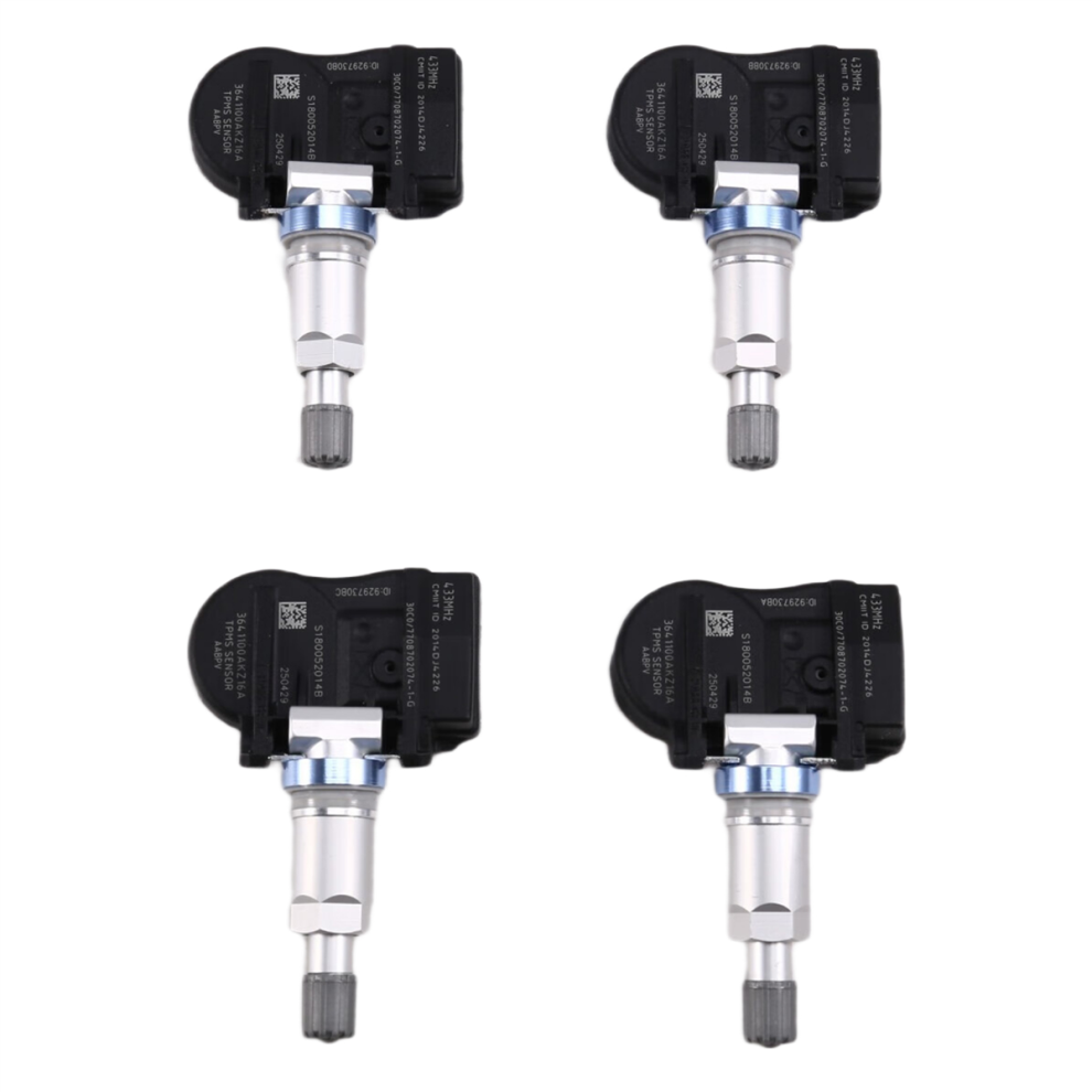 4Pcs Tpms Tire Pressure Monitor Sensor 3641100Akz16a 433Mhz 4713648080803