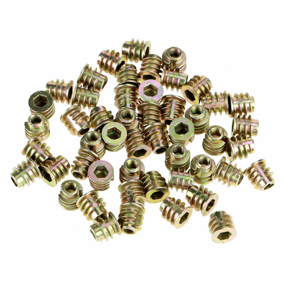 50Pcs M4*8mm Zinc Alloy Hex Drive Head Furniture