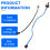 New Up+Downstream Oxygen O2 Sensor for 1.8L 2007 - 2011 7