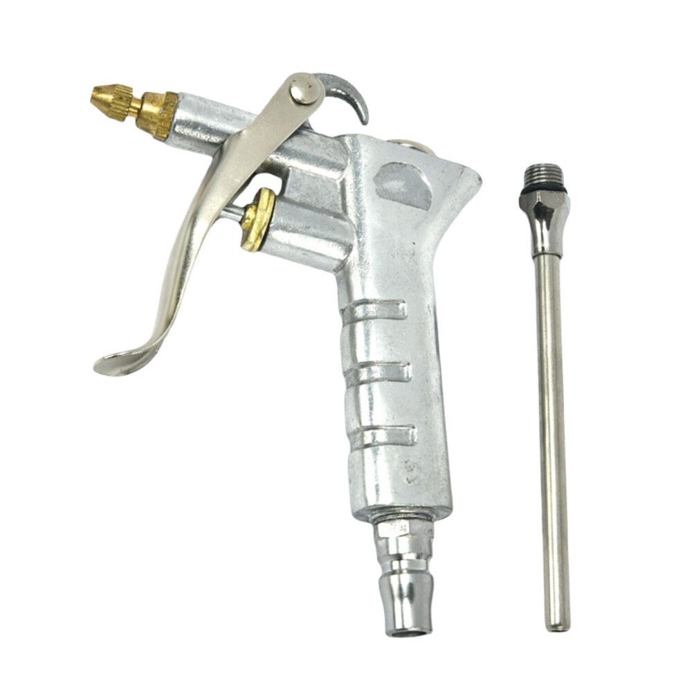 Air Blow Gun With Brass Adjustable Nozzle, Air Compressor Accessory, Industrial Air Tool With Hose 6038364087034